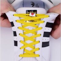 [Fashion goods060]1คู่รองเท้า Laces ElasticBuckle Flats Shoelaces ForManWoman รองเท้าอุปกรณ์เสริม Lazy Laces 25สี