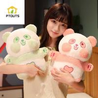 PTOUTS Kado Ulang Tahun Dudu หมีตกแต่งบ้านหมอนเอาใจเบาะโซฟายัดไส้ของเล่น Dudu Meow หมีหมอนนุ่มยัดไส้ตุ๊กตาหนานุ่มสัตว์ตุ็กตาแพนด้าปุกปุย