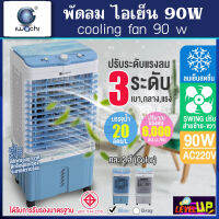 IWACHI พัดลมไอน้ำ พัดลมไอเย็น เครื่องปรับอากาศ พัดลมระบายความร้อน 90W-190W เสียงเงียบ แอร์พกพา พัดลมปรับอากาศ แอร์ตั้งโต๊ะ พัดลม แอร์ (สีฟ้า)