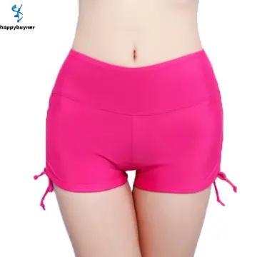 Women Swim Shorts Lace Board Shorts Swimsuit Bottom Swimwear Quick