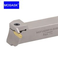 MOSASK MGFV 220R 225R เครื่องกลึงวงกลมด้านนอกคาร์ไบด์เหล็กอัลลอยด์แข็งการตัดเฉือนอาร์เบอร์