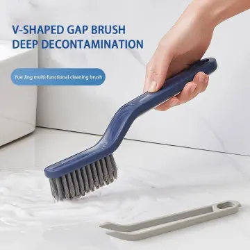 Crevice Cleaning Brush, Hard-Bristled Crevice Cleaning Brush,Crevice Gap  Cleaning Brush Tool,Dead Corners Multifunctional Brushes Window and Door Gap  Cleaning Window Groove Cleaning Brush (3pcs)