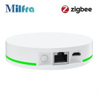 [Hot A] Tuya Zigbee ศูนย์กลางสายแบบสมาร์ทเกตเวย์3.0เกตเวย์พร้อมสายเคเบิลเครือข่ายทำงานกับ Tuya แอพนำสมัยเสียงสวิตช์ควบคุมผ่านwifi Alexa Google Home