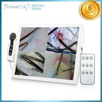 foreverlily เครื่องตรวจจับคันศีรษะรูขุมขน15นิ้วเลนส์50/200X เครื่องทดสอบรูขุมขนผิวภาพ HD