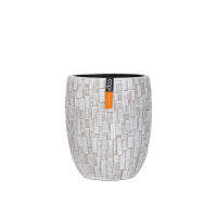 Vase Elegant High Stone (Size W 18  x H 21 cm) - กระถางต้นไม้ Modern แบรนด์ Capi Europe