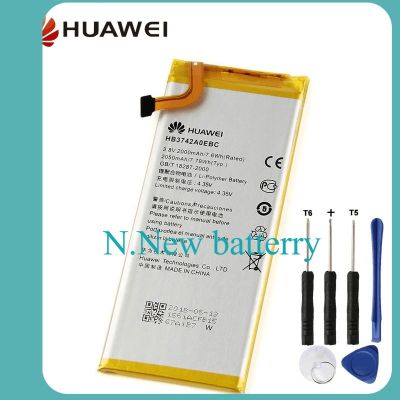 แบตเตอรี่ทดแทนสำหรับ Huawei P6 G6 G621 H30 C00 TL00 G620 C8817D HB3742A0EBC ของแท้แบตเตอรี่ 2050 mAh