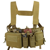 Tactical Vest Chest Bag Gear Pack Magazine Pouch Holster Paintball MOLLE System Men Military Outdoor Protection