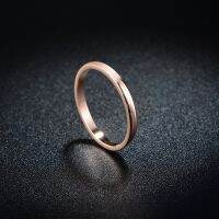 XiaoboACC Korean Fashion Titanium Steel Curved Index Finger Ring