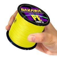 BAKAWA Braid Fishing line 300M 500M 1000M 8 Strands super strong Multifilament Fishing Wire Carp Fishing 20LB-86LB Fishing Lines