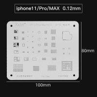 【100%-New】 Molla Traders IC Chip BGA Reballing Stencil ชุดชุดบัดกรีแม่แบบสำหรับ11 Pro Max XS XR X 8 7 6S 6 Plus