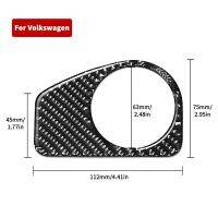 อุปกรณ์ตกแต่งคาร์บอนสติ๊กเกอร์ไฟเบอร์ขอบคาร์บอนที่ปิดสวิตช์ไฟหน้าด้านหน้าภายในแต่งรถอุปกรณ์ตกแต่งสำหรับ Vw Golf 7 Gti Mk7