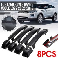 Car Door Handle Covers Trim Gloss Black Exterior Door Handles Cover for Range L322 2002-2012