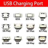 【Taotao Electronics】 Micro USB แจ็คชาร์จซ็อกเก็ตชาร์จพอร์ตเสียบ D Ock Connector สำหรับ Motorola Moto G5 G5S G6 G7บวก G8พลังงาน