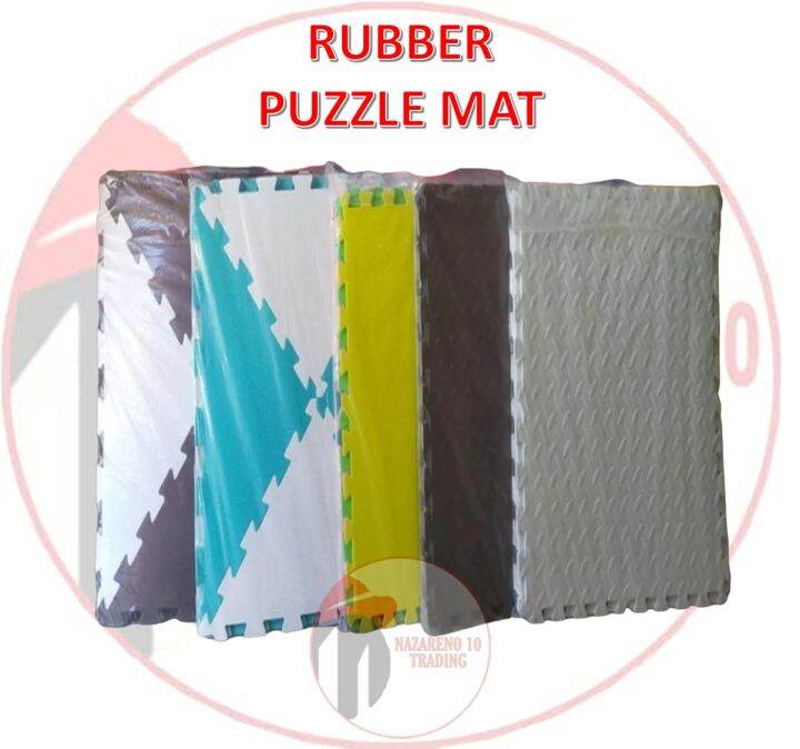 Big size Rubber Puzzle mat 60x60cm rubber mat Lazada PH