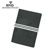 LeatherPassport CL Caseqiangsi281419การ์ดเอกสาร RFID แบบ Buku Paspor กระเป๋าใส่บัตรอเนกประสงค์