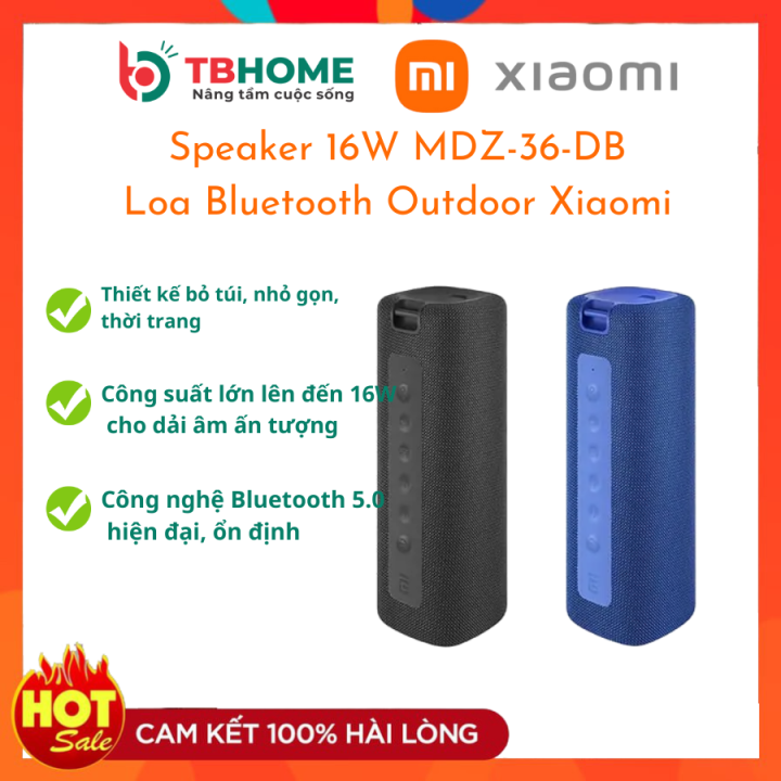 Loa Bluetooth Outdoor Xiaomi Portable Speaker 16W (MDZ-36-DB) | Lazada.vn