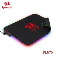 Redragon Pluto P026 Gaming Mouse Pad 9 Lighting modes rubber base 330*260*3MM Gamer Locking Edge Mat Desk Mousepad for Game