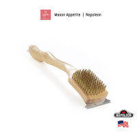 62028 Napoleon Grill Brush Brass Brist 18" แปรงทองเหลือง ที่ขูดเหล็กด้ามไม้ นโปเลียน แปรงทำความสะอาด