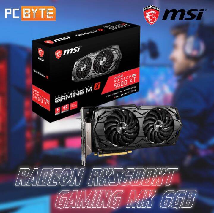 Msi Radeon Rx 5600 Xt Gaming Mx 6gb Gddr6 Lazada