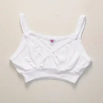 Girls Bra Panty Sets Teenage Girls Cotton Padded Training - Temu Philippines