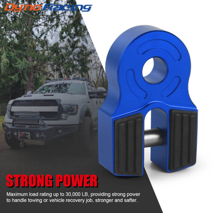 30000 LB Winch Hook Rope Trailer Hook Connector Flat Shackle Mount Assembly For Tow Haul Truck