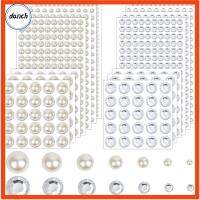 DANCH 3mm คะ อัญมณีผมมีกาวในตัว 7ขนาด 4mm ครับ ไข่มุกผม การตกแต่งสมุดติดรูป 8mm คะ สติกเกอร์อัญมณี แต่งหน้าเล็บ