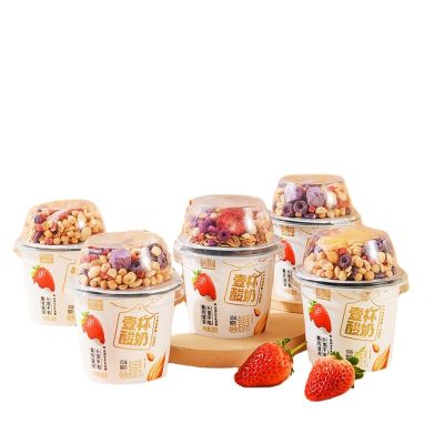 Stir Yogurt Cup, Cereal Meal Substitute, Chewing Meal Substitute
