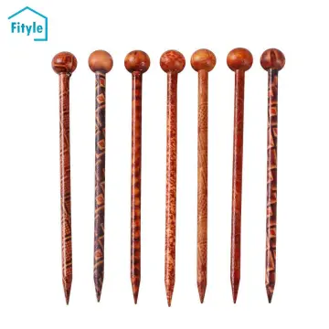 Wooden Hair Pin Hair Clasp Classic Natural Boxtree Wooden Beauty Hair Stick发簪   everythingbamboo