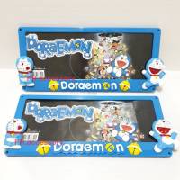 กรอบป้ายทะเบียนกันน้ำ DORAEMON ยาว-ยาว ขอบฟ้า