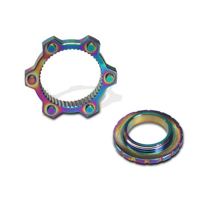 Bike Hub Center Lock to 6 Hole Adapter Mountain Bicycle Hubs Middle