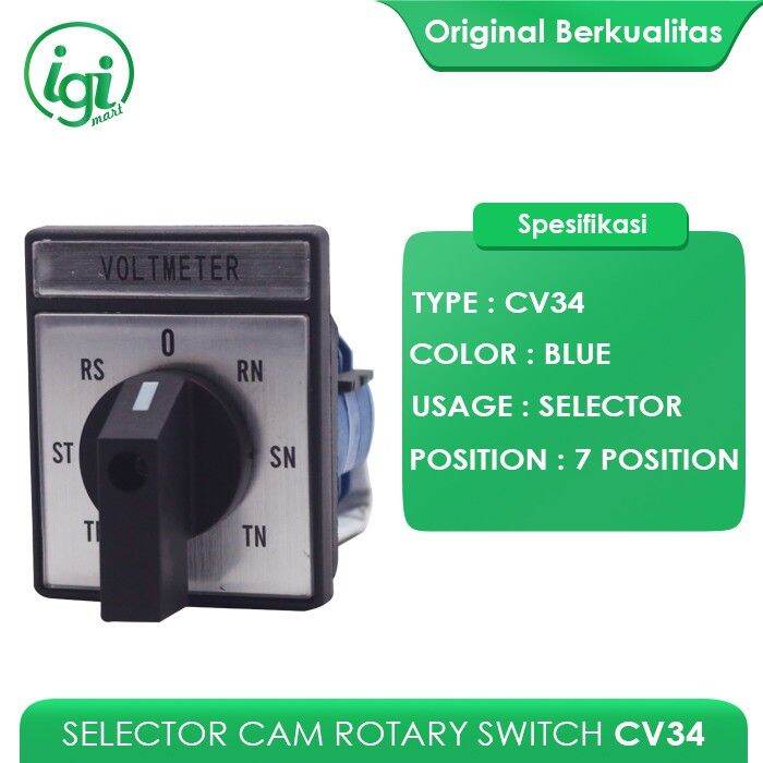 Selector Switch Voltmeter Cv Rotary Switch Voltmeter Inscom