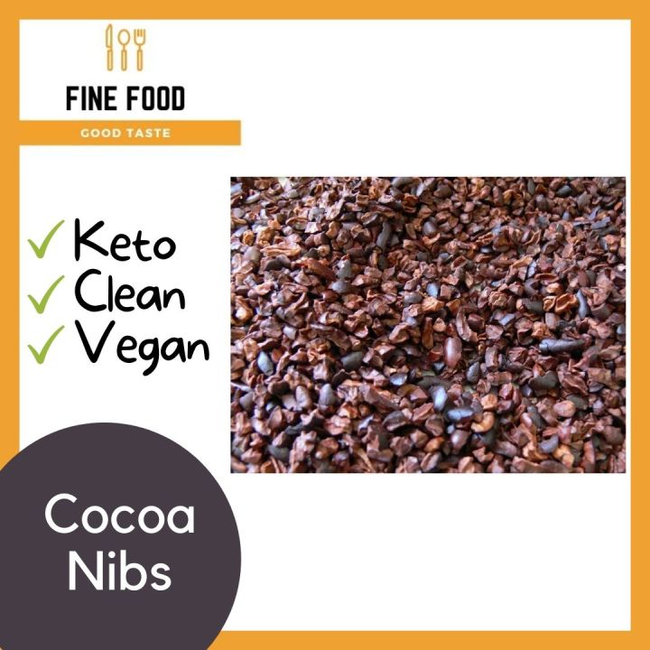 cocoa-nibs-คาเคานิบส์-เมล็ดโกโก้อบและกระเทาะเปลือก-ตรา-บีนทูบาร์-bean-to-bar-คีโต-keto-คลีน-clean-วีแกน-vegan-เจ-มีไขมันดีhdl-สำหรับคนรักสุขภาพ-150-ก