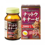 Viên uống chống đột quỵ Natto Kinase 2000FU Orihiro Nhật