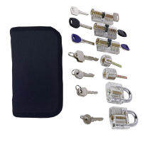 ใหม่มาถึงโปร่งใส7 Practice ล็อคชุดสำหรับ Beginner Picks การฝึกอบรม Klom 23Pcs Locksmith เครื่องมือ Kit