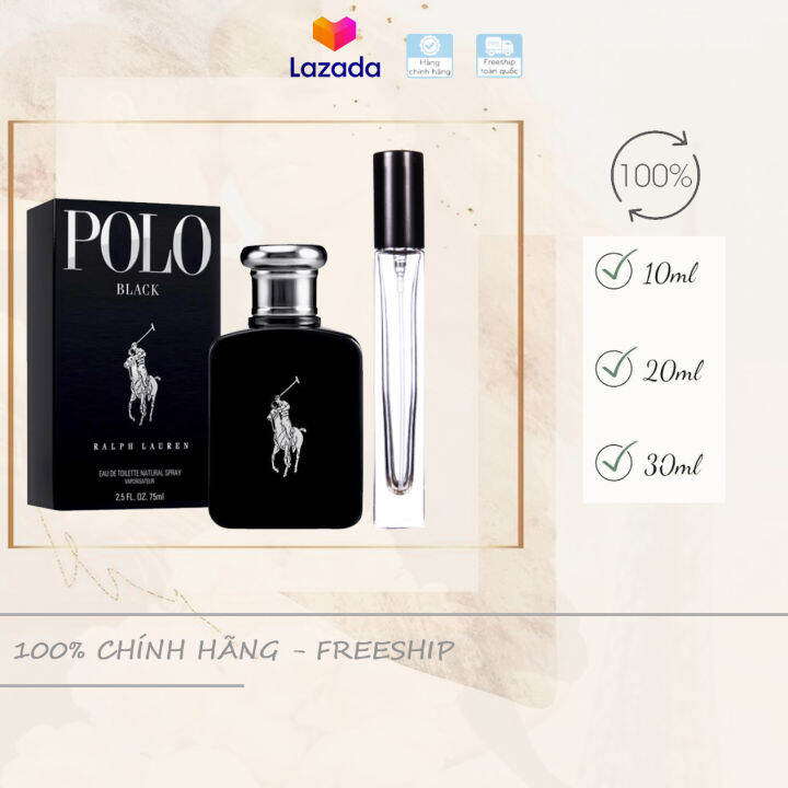 Chiết 10-20-30ml] Ralph Lauren Polo Black 