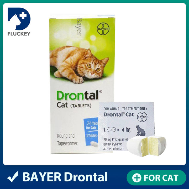 Drontal Cat Tablet for Treatment and Control of Intestinal Worms in