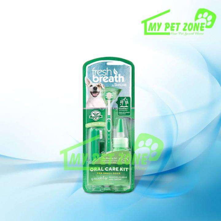 Tropiclean Fresh Breath Oral Care Kit (Dog & Cat) 59ML | Lazada