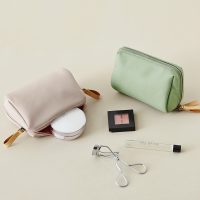 【cw】2023 New Women Cosmetic Bag Solid Color Korean Style Makeup Bag Pouch Toiletry Bag Waterproof Makeup Organizer Case Dropshippinghot