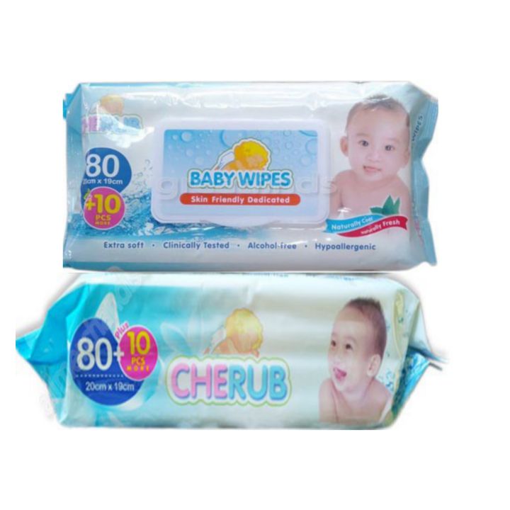 Cherub Baby Wipes 1 pack 90 Sheets | Lazada PH