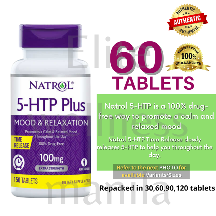 60 Tablets Natrol 5HTP Plus Mood & Relaxation 100 mg AUTHENTIC Lazada PH