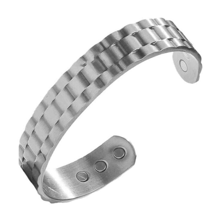 magnetic-therapy-bracelet-everything-goes-together-power-bracelet-elegance-grid-design-simplicity-personality