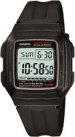 Casio Mens F201WA-1A Black Resin Digital Sport Watch