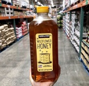 Mật ong hữu cơ Kirkland Wildflower Honey chai 2.27 KG Mỹ - Date T1 2024