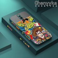 เคส Chenyyka สำหรับ Xiaomi Redmi 8 8A 8A Pro,เคสลายการ์ตูนวู้ดดี้เคสบางมีน้ำค้างแข็งโปร่งใสแข็งขอบสี่เหลี่ยมกันกระแทกปลอกซิลิโคนคลุมทั้งหมดป้องกัน Softcase