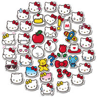 DSF Studio สติ๊กเกอร์ติดตกแต่งสมุดภาพกันน้ําลาย Hello Kitty 40 ชิ้น