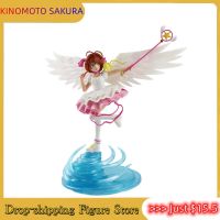 22ซม. ชุดคอสเพลย์card Captor SAKURA KINOMOTO Sakura Ação Estatueta Gk Pvc Estátua Modelo Coleçenfeites Decoração De Mesa Natal Gfit