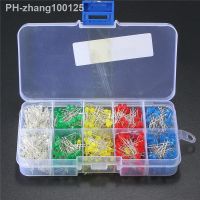 500Pcs/lot 3mm Ultra Bright LED Emitting Diodes Kit Lights Lamp White Yellow Red Blue Green DIY Set Bulb Lamp