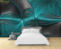 【CW】 beibehang Room Bedroom Wallpaper Turquoise Wall Custom Photo Mural wall papers home decor