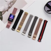 ✴☏ Magnetyczny Milanese stalowy metalowy pasek do zegarka Huawei Fit Smartwatch wymiana bransoletki pasek do zegarka pasek do zegarka