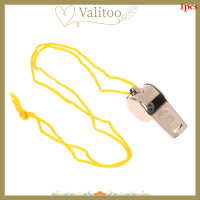 Valitoo ผู้ตัดสิน/เหล็กกล้าไร้สนิมกีฬานกหวีดนกหวีดโลหะเครื่องมือฝึกอบรม1/12ชิ้น